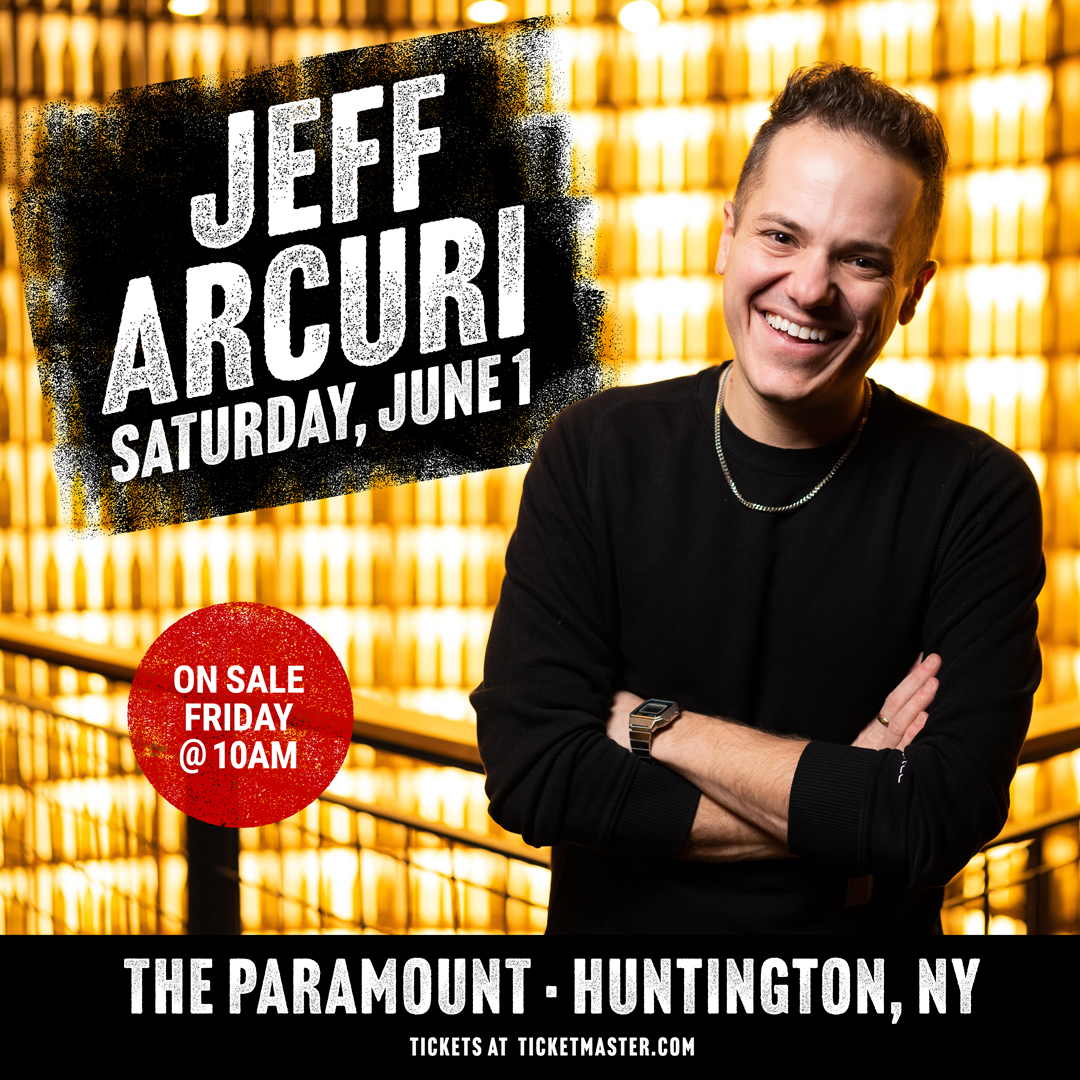 Jeff Arcuri, Saturday, June 1, 2024 at 7pm, The Paramount, 370 New York